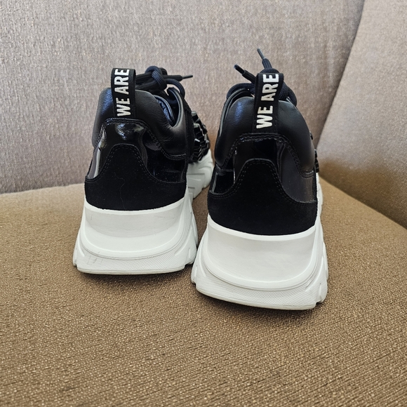 John Richmond Studded Chunky Leather Sneakers Size 10 US, EU 43 Men's NWOT - Picture 7 of 13